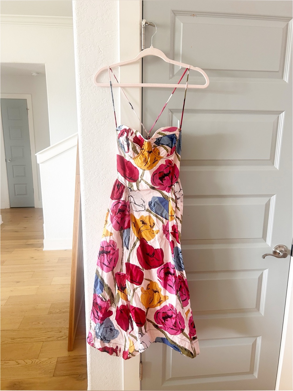 NWT Free People Cherish Tulip Floral Midi Dress - Picture 5 of 7